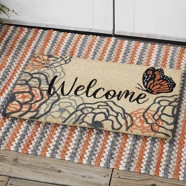 Dog Hair Welcome Doormat - Iron Accents