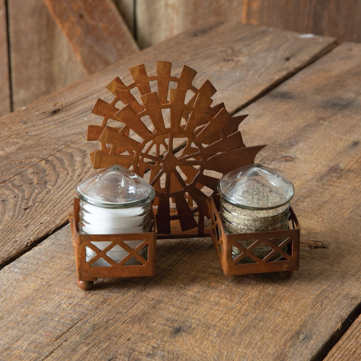 Windmill Salt, Pepper & Napkin Caddy