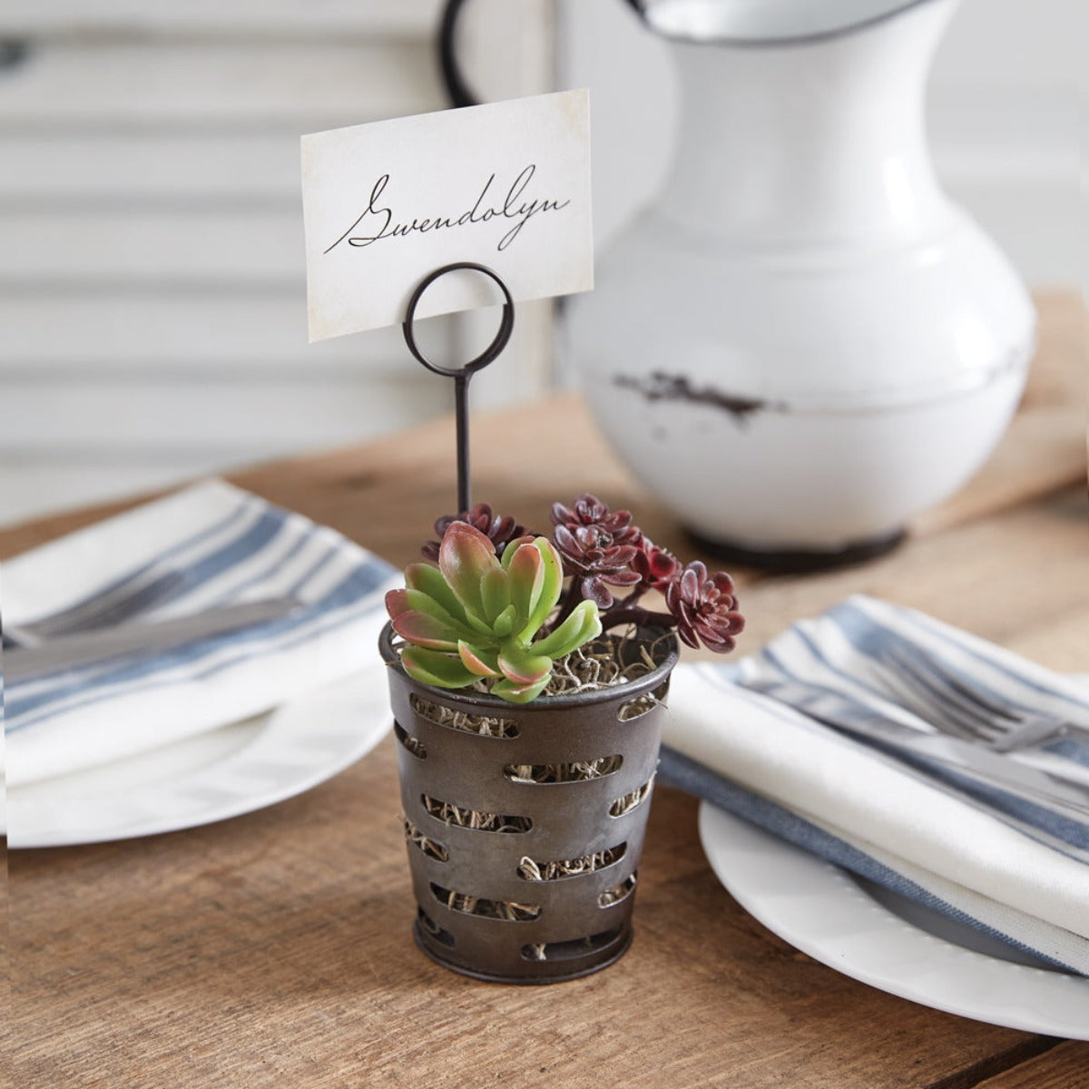 Olive Bin Place Card Holders