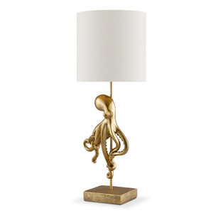 Golden Nautilus Lamp