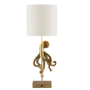 Golden Nautilus Lamp