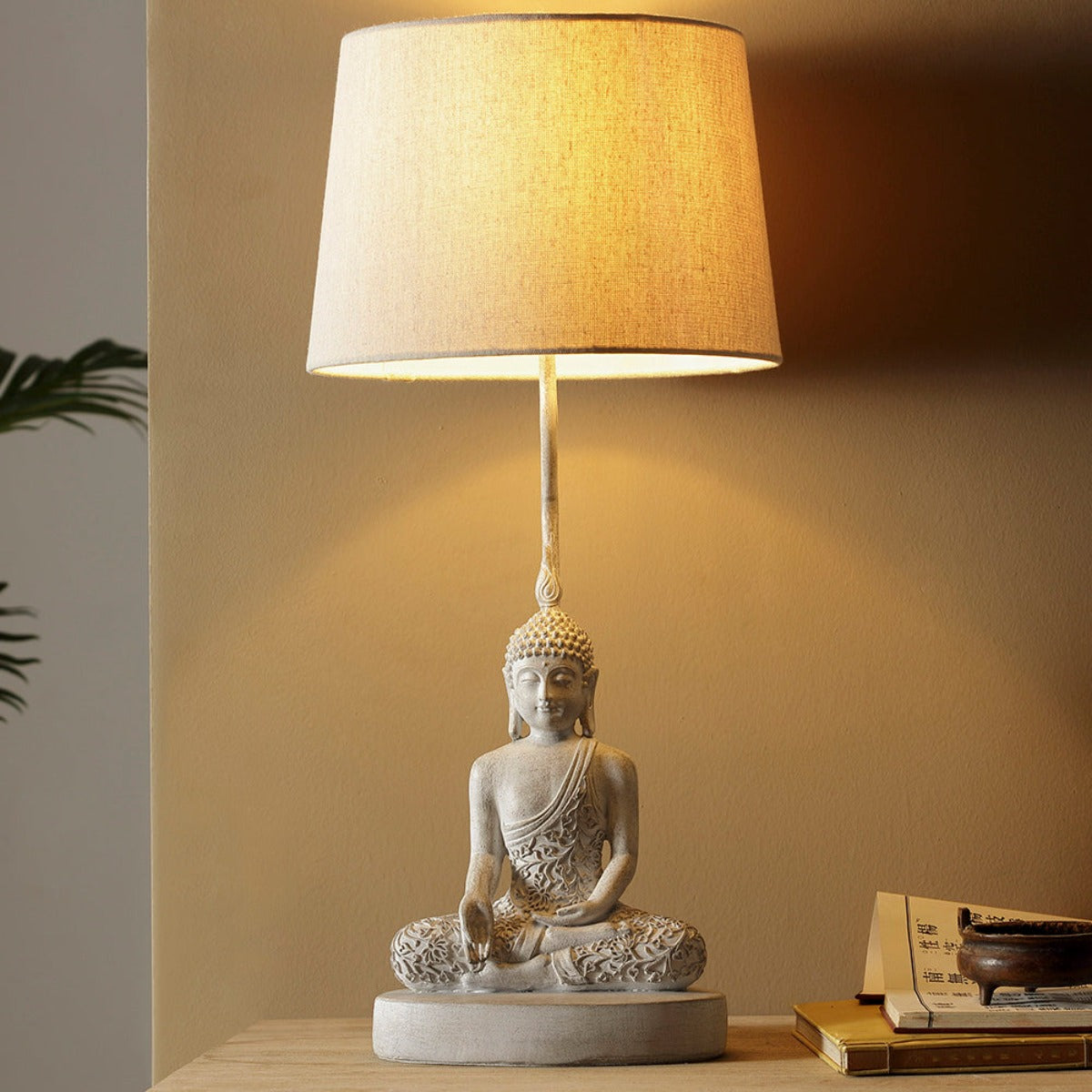 Serene Buddha Lamp