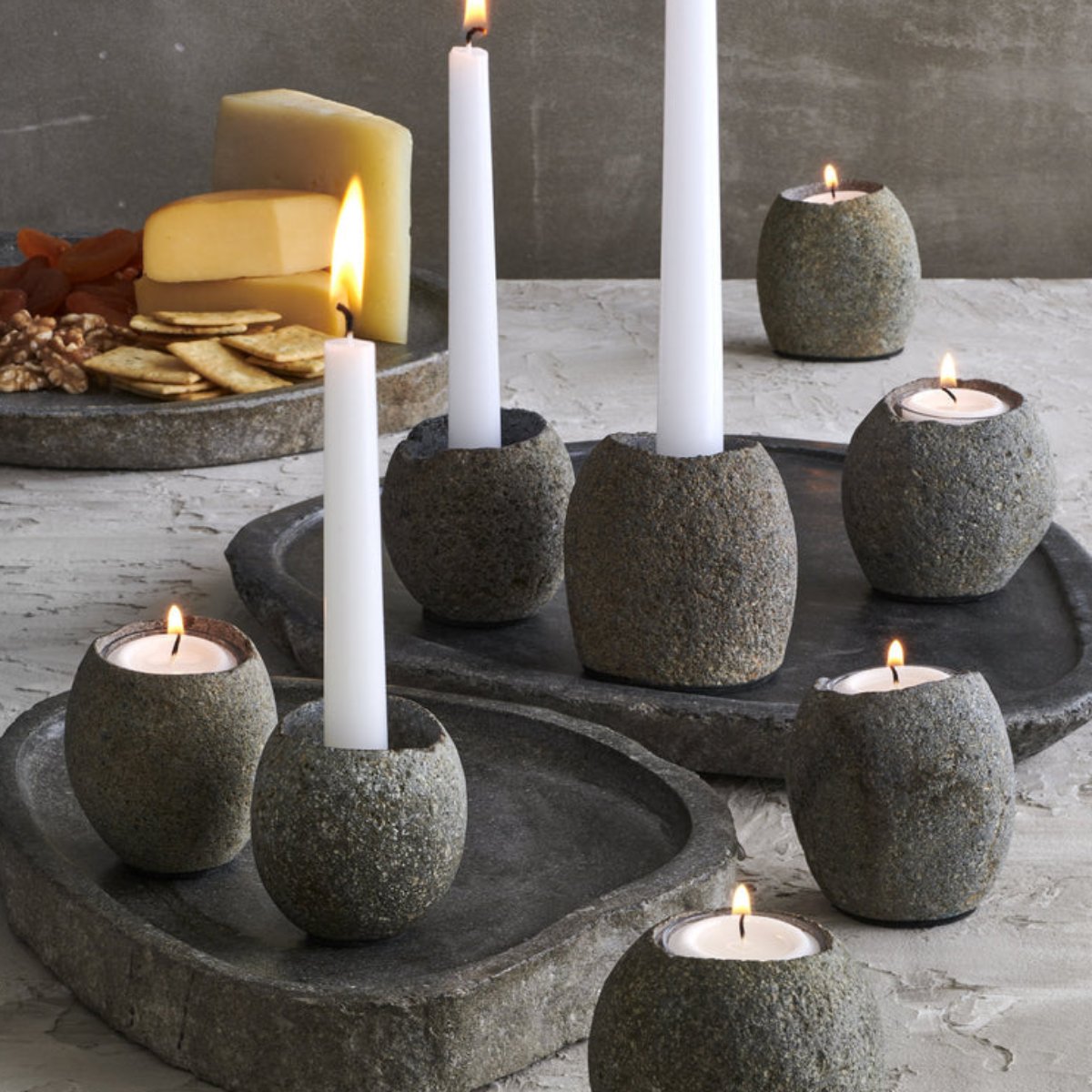 Riverstone Candleholder