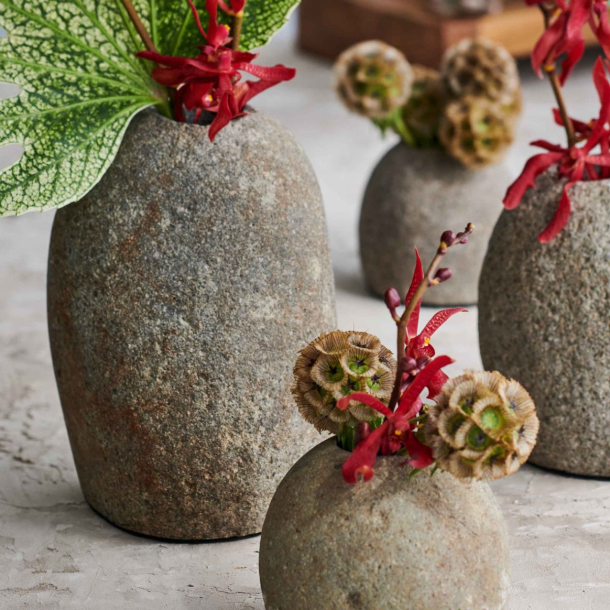 Riverstone Vases