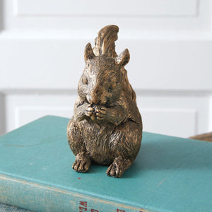 Playful Squirrel Figurines