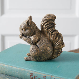 Playful Squirrel Figurines