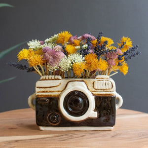 Retro Camera Planter