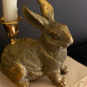 Hopping Hare Candle Holders