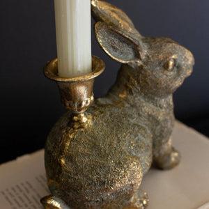 Hopping Hare Candle Holders