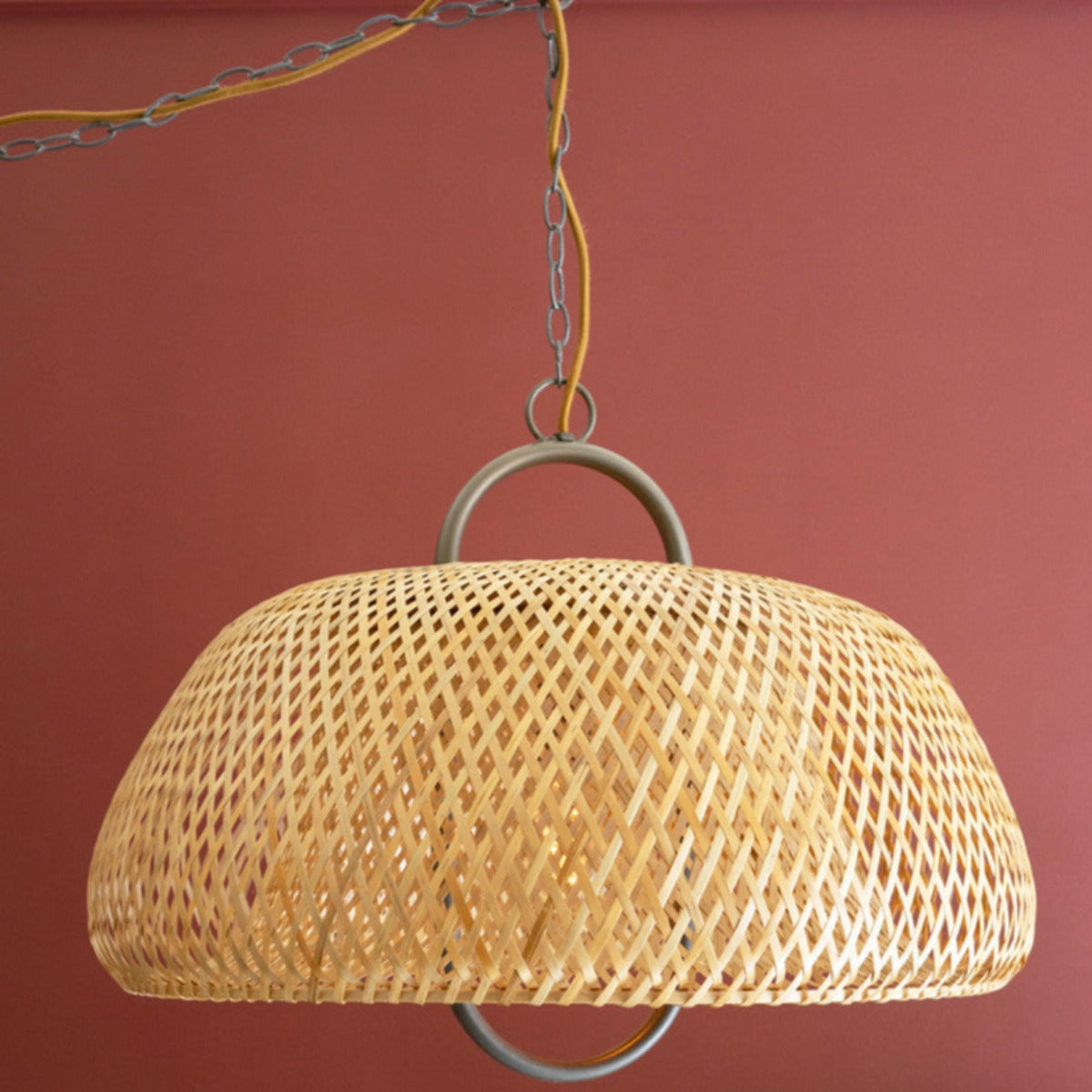 Cane Weave Pendant Lamp