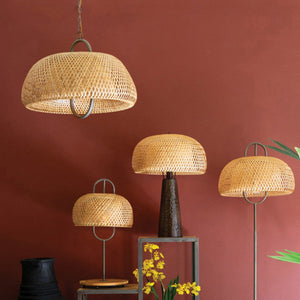 Cane Weave Pendant Lamp