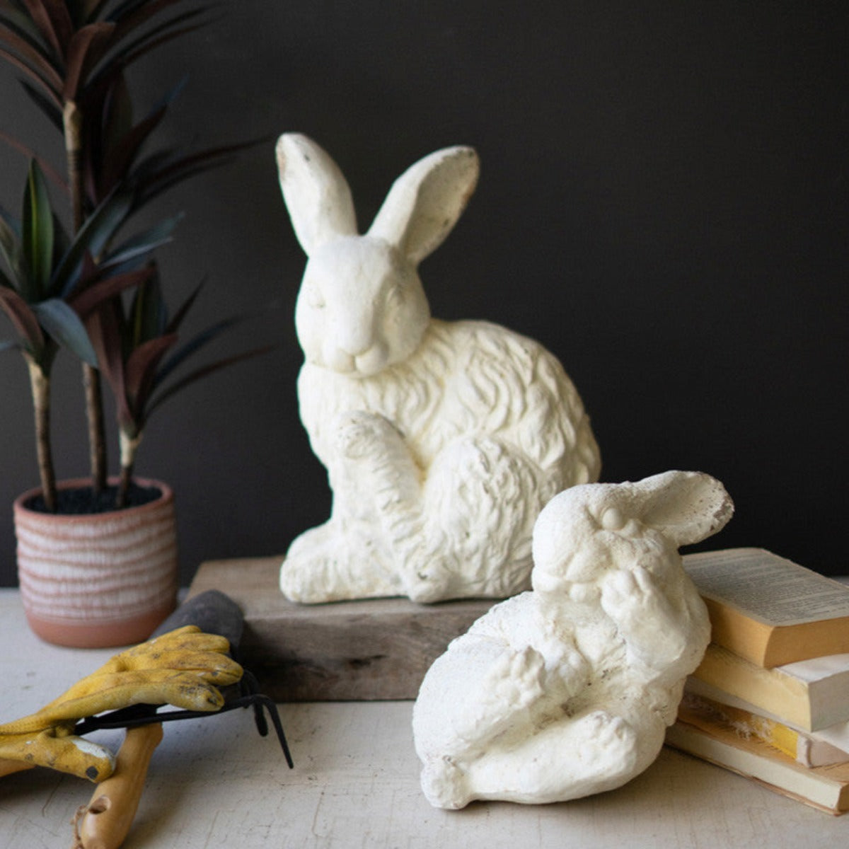 Faux Concrete Bunnies