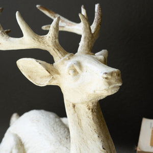 Faux Concrete Woodland Deer