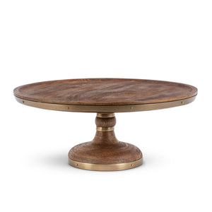 Mango & Metal Cake Stand