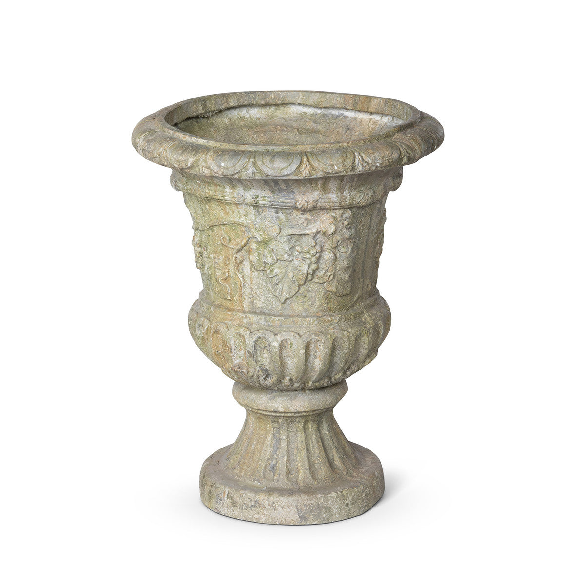 Courtyard Garden Urn - Iron Accents