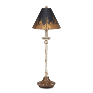 Distressed Metal Buffet Lamp