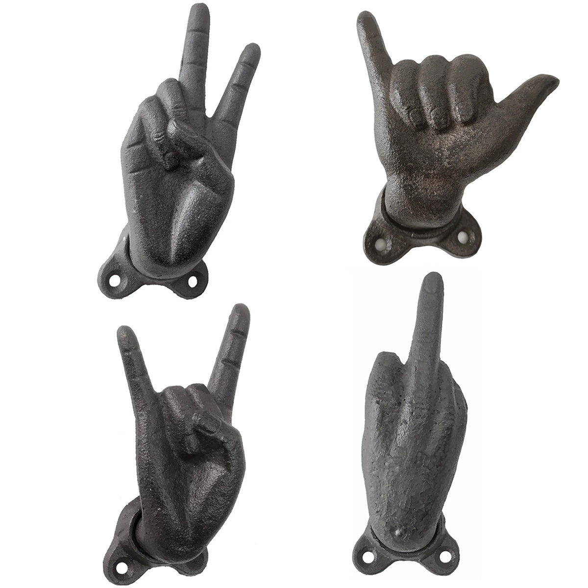  Interior Illusions Middle Finger Hand Wall Hook 9