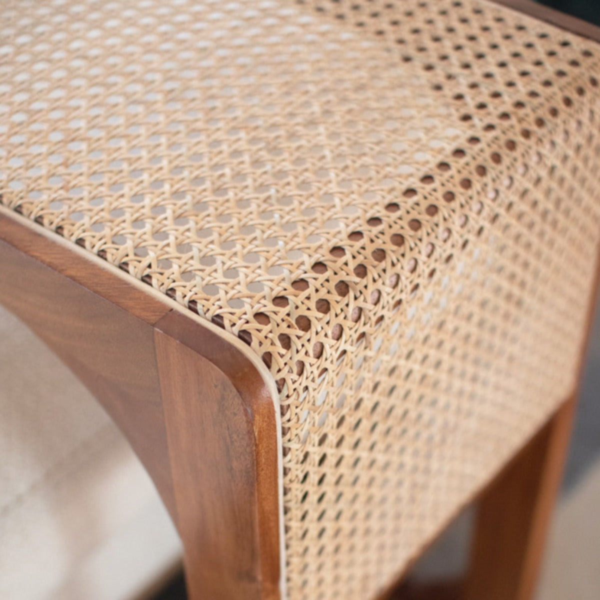 Woven Cane C-Table