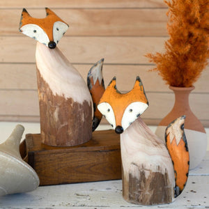 Recycled Woodland Foxes