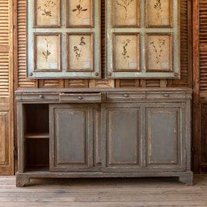 Heirloom Grey Painted Buffet Cabinet