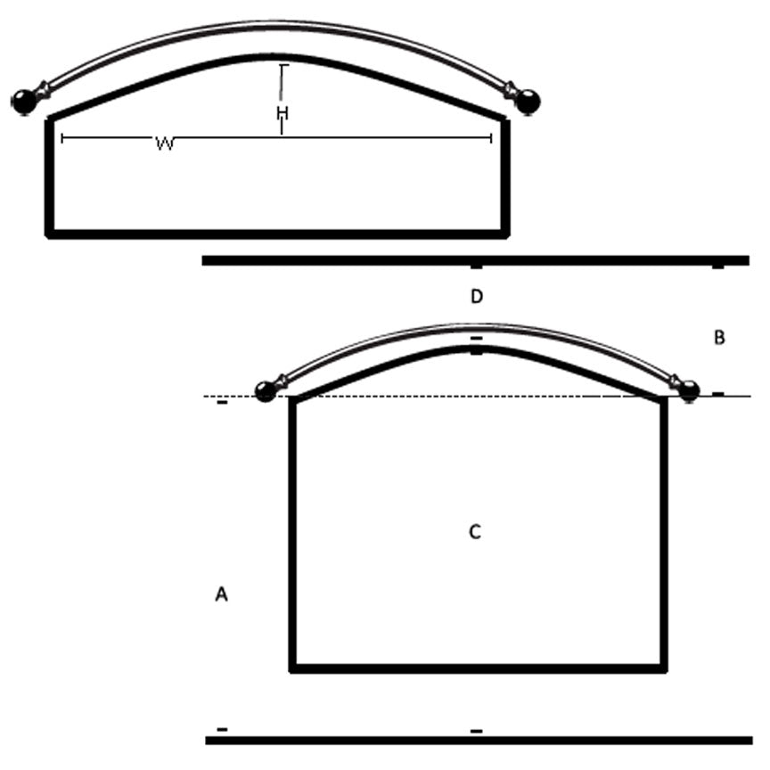 Telescoping Swing Arm Drapery Rod - Iron Accents