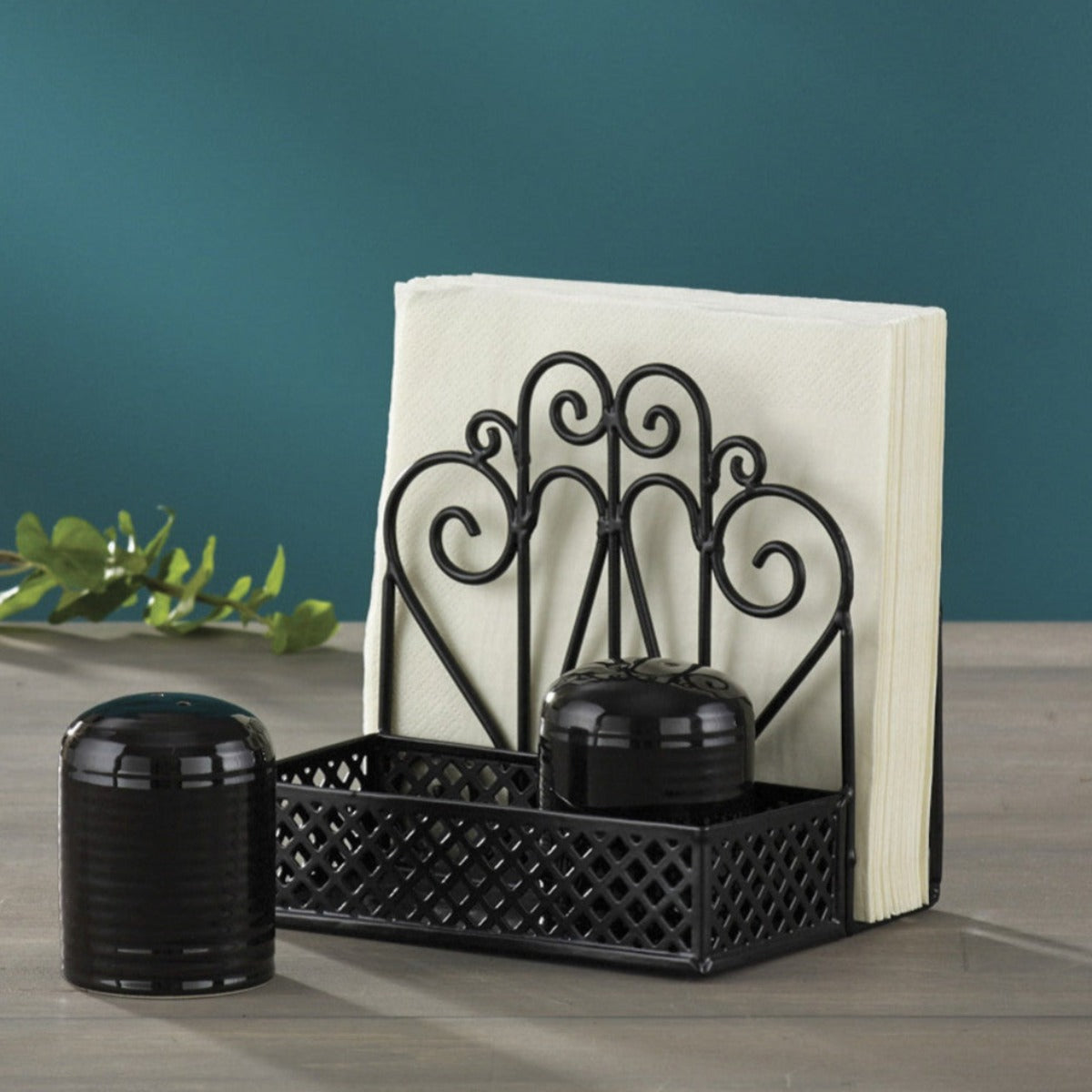 Salt & Pepper Shaker - Iron Accents