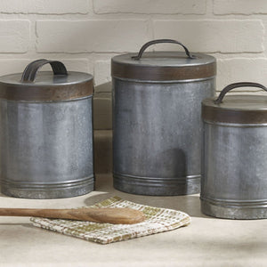 Kitchen Canisters - Iron Accents