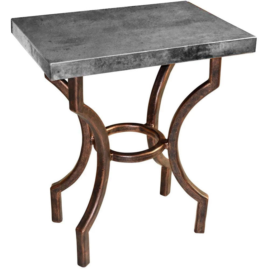 Corinthian Small Table / Base -20x14-Iron Accents