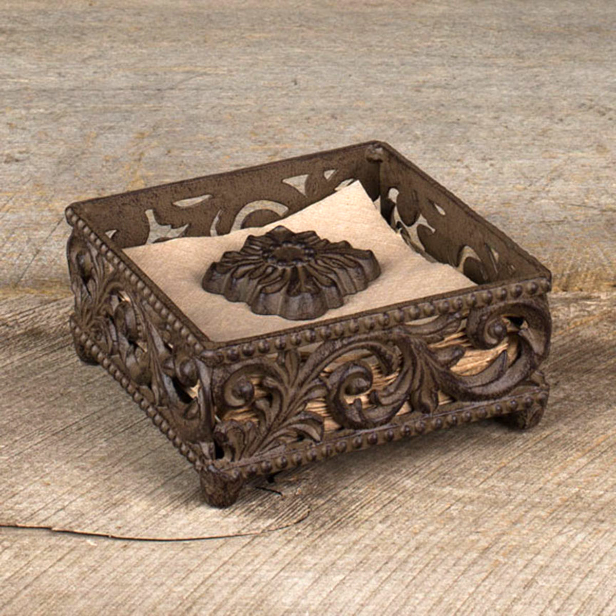 Acanthus Cocktail Napkin Holder