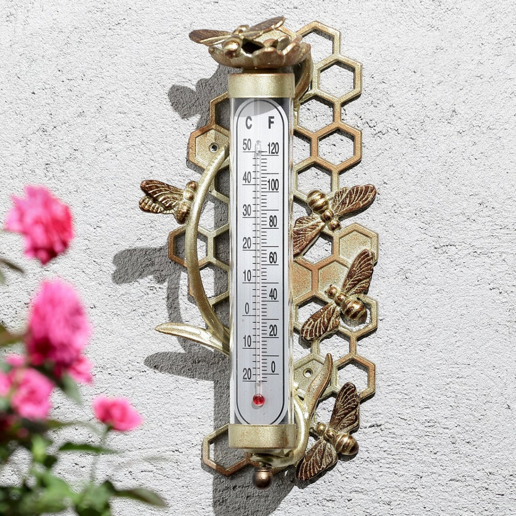 Customisable Metallic Garden Thermometer - Eco & Beyond