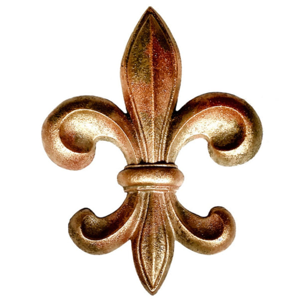 Fleur de Lis Holdbacks / Scarf Holder - Lg - Iron Accents