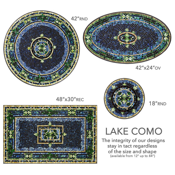 Lake Como Mosaic Table Tops