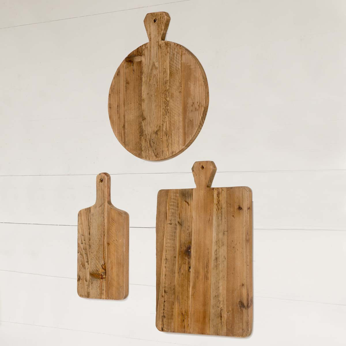 3 Piece Kitchen Cutting Board Set Wood Chopping Board Serving