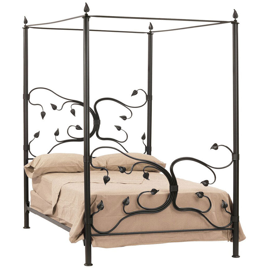 Timeless And Classic Iron Beds And Headboards Iron Accents   Eden Isle Canopy Bed 1800x 