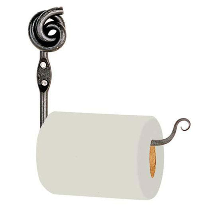 Jerome Twisted Wrought Iron Toilet Paper Holder Floor Standing