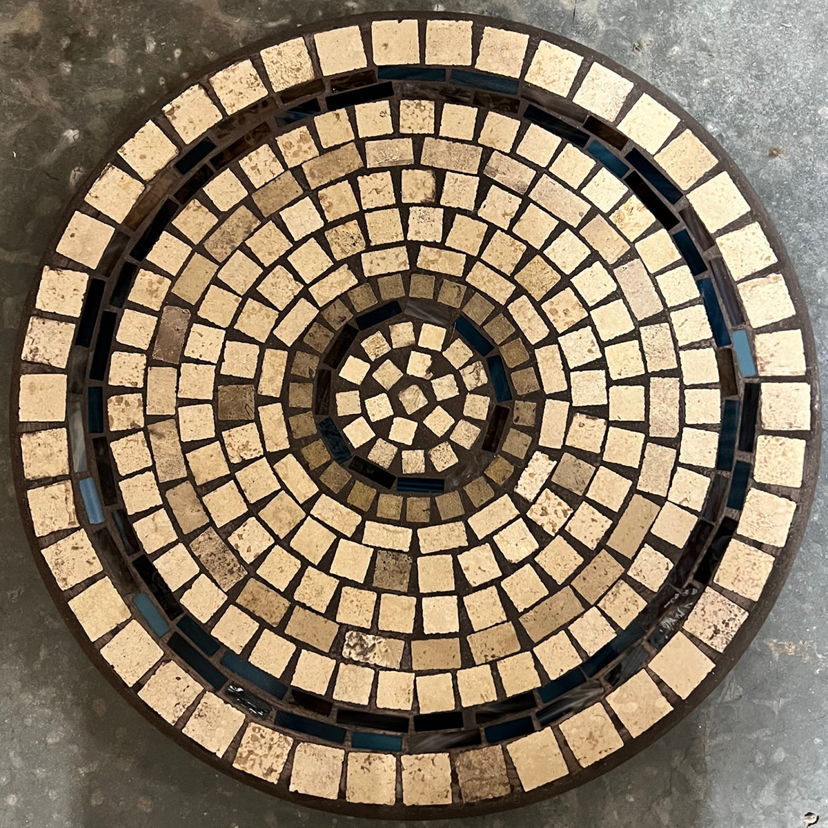 18" Slate Stone Mosaic Top