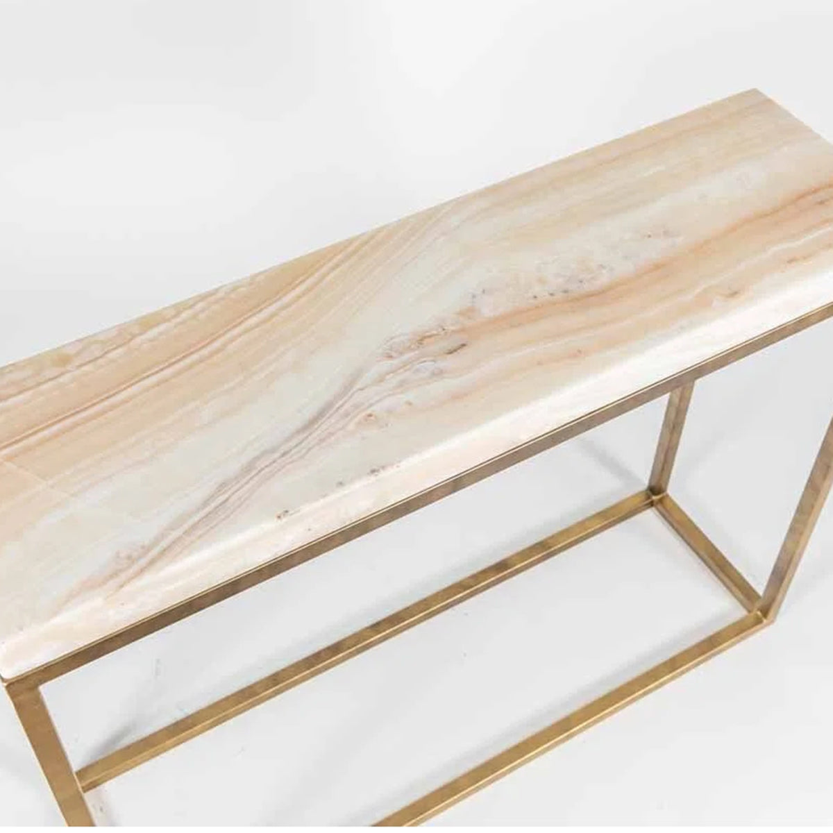 White Onyx Marble Table Top at Rs 1150/square feet