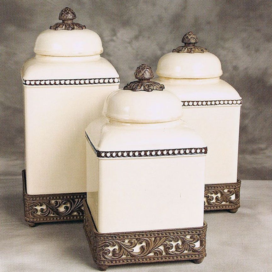 Acanthus Canisters