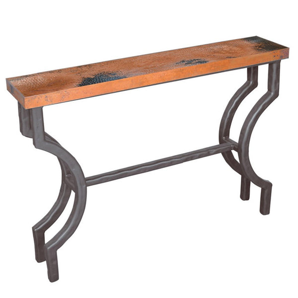 Hand Forged Wrought Iron Bar Table/Base for 30 Top - Corbin - Iron Accents