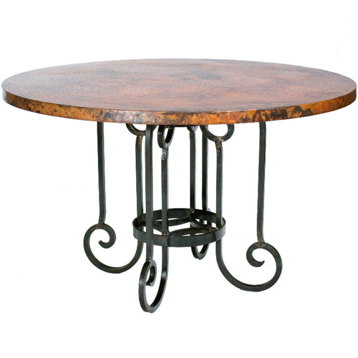 Curled Leg Dining Table Base for 48