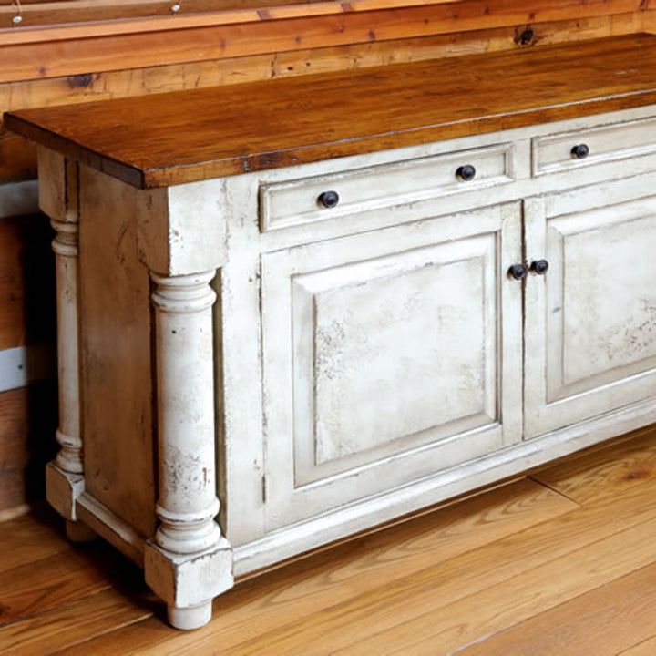 Wilmont Custom Farmhouse Credenza-Iron Accents