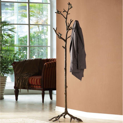 Lovebird Coat Rack - Iron Accents