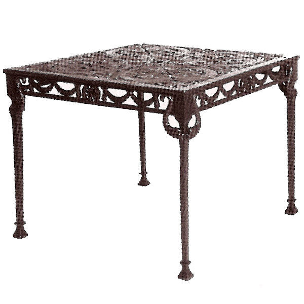 Neptune Patio Table - Iron Accents