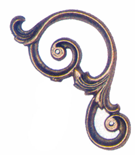 Regency Towel Hook-Iron Accents