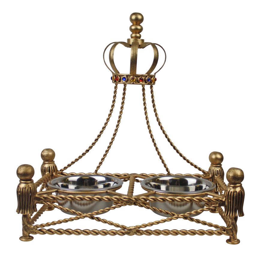 Royal Pet Feeder Iron Accents