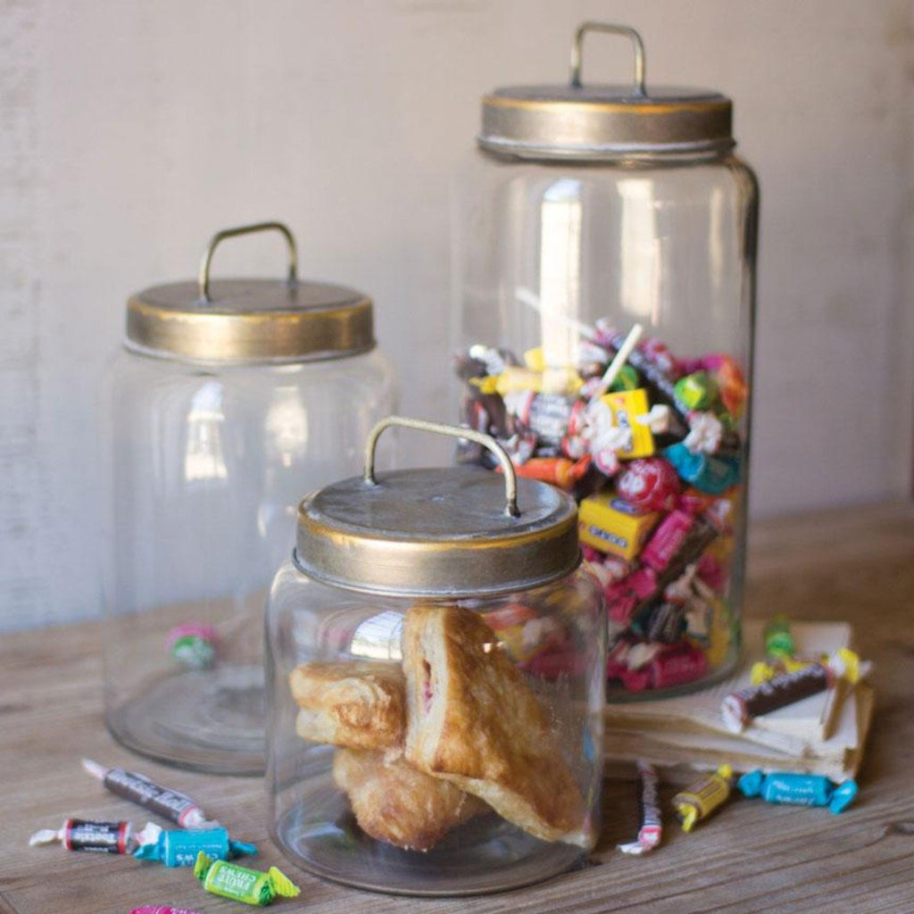 Kitchen Canisters - Iron Accents